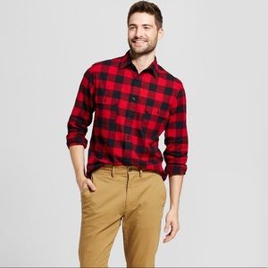 Good Fellow & Co. Red Flannel Shirt